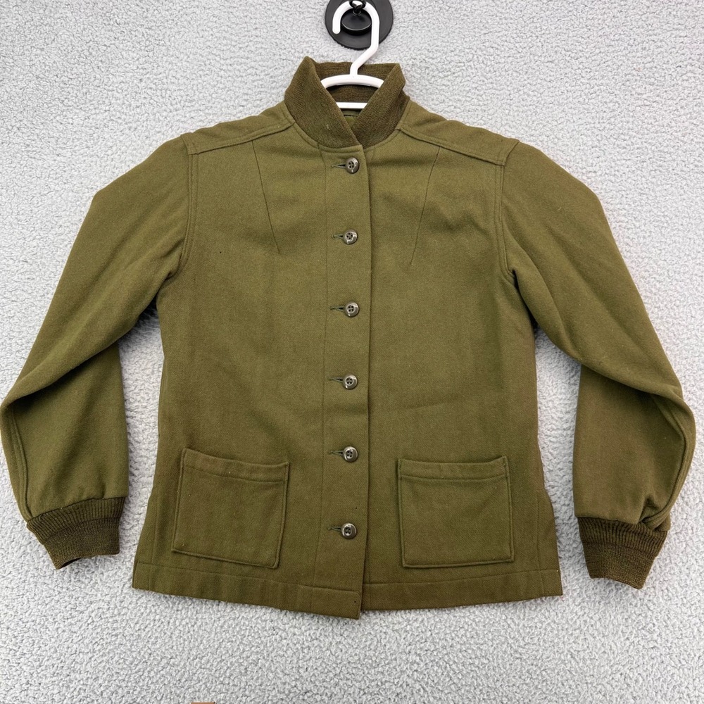 Alpha Industries Field Coat Liner OG-108 Womans 10 Green Vintage Military 1974